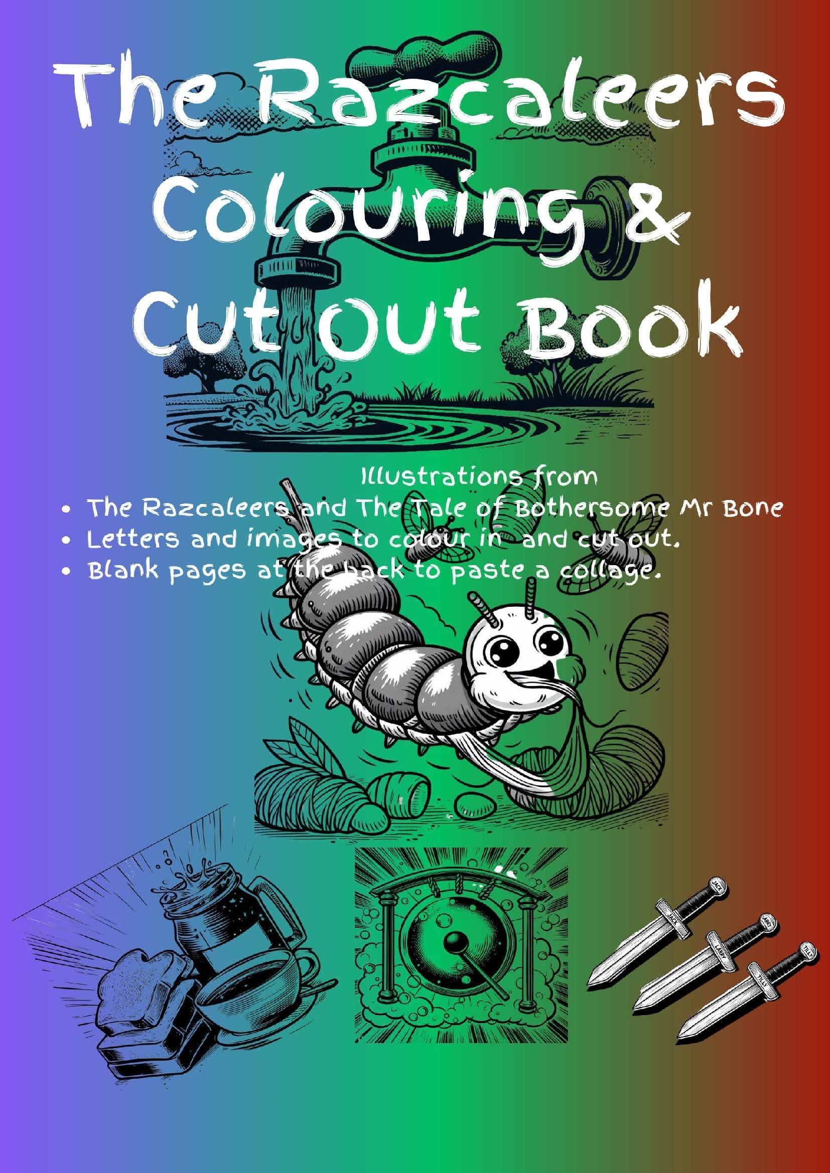 The Razcaleers Colouring & Cut Out Book