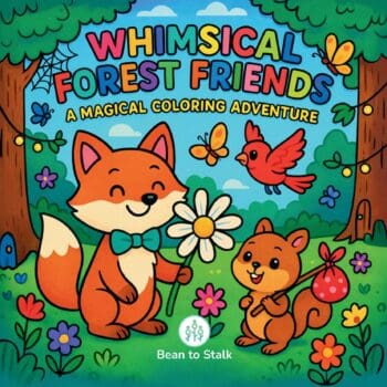 Whimsical Forest Friends: A Magical Coloring Adventure