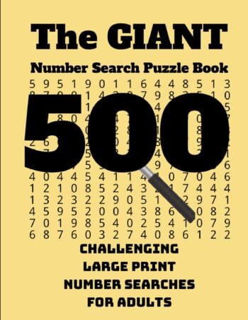 The Giant Number Search Puzzle Book