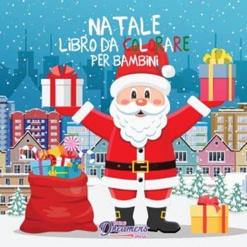 Natale libro da colorare per bambini