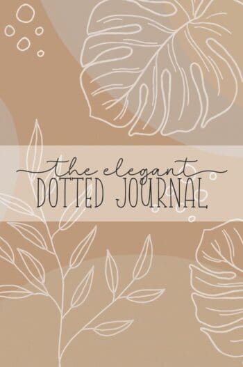 Undated The Elegant Pre-Made Bullet Dotted Journal Spiral Bound