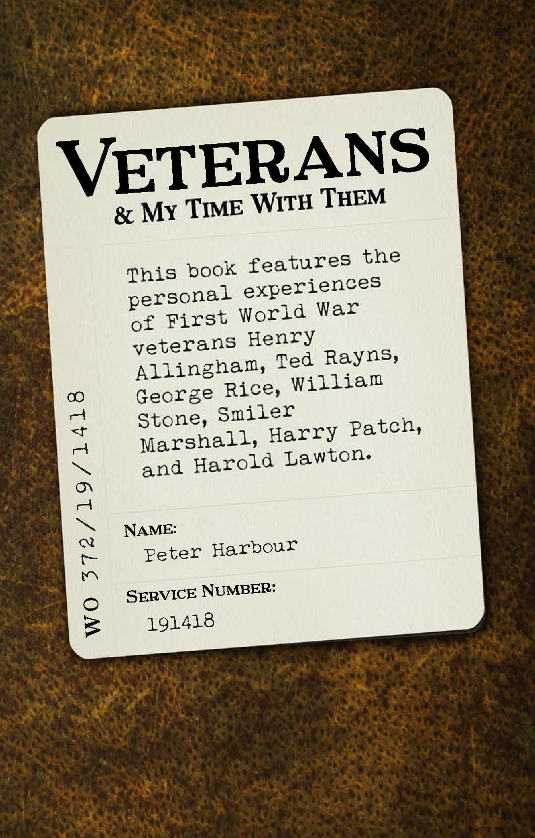 Veterans & My Time With Them