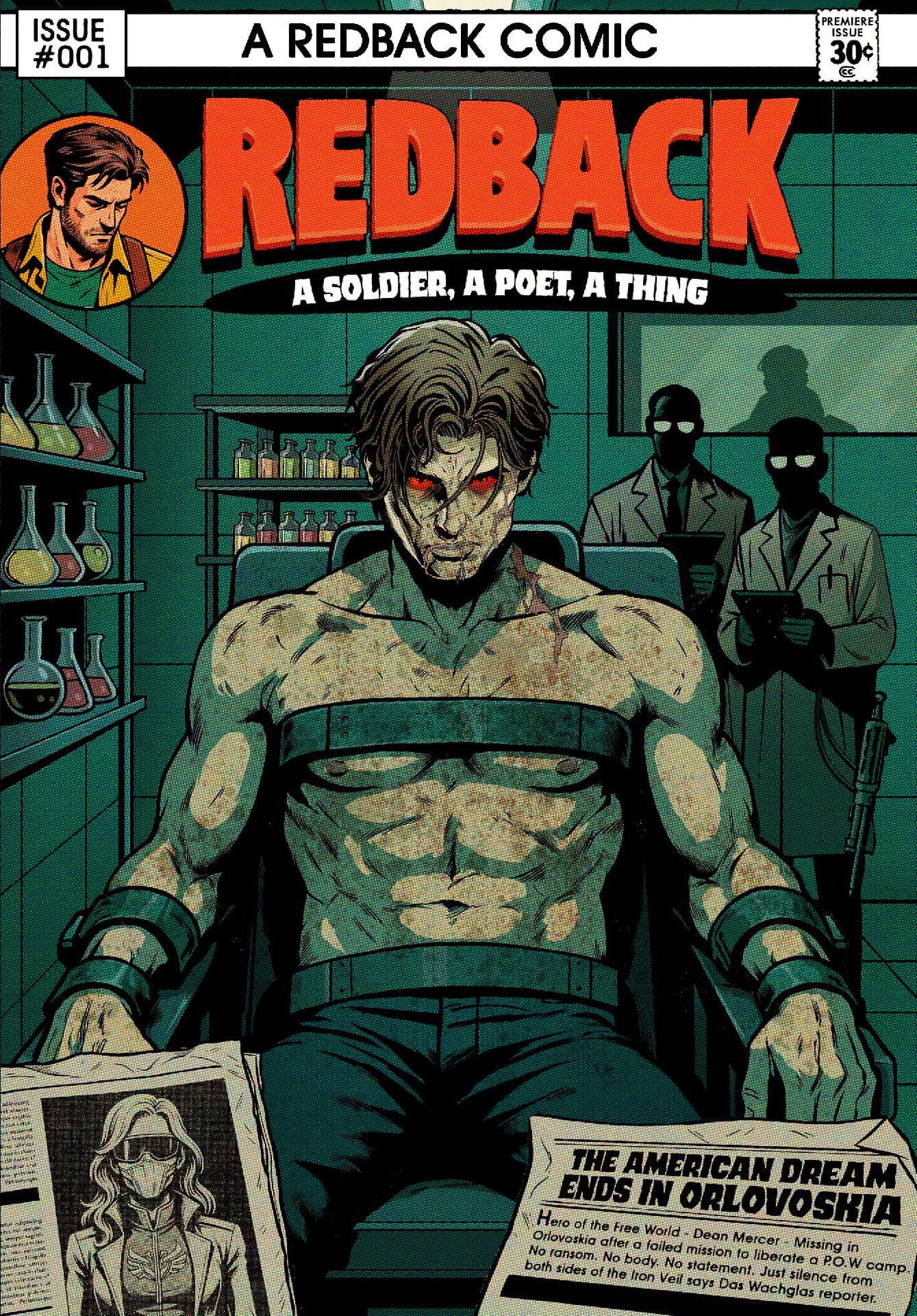 REDBACK ISSUE #001 - A Soldier, A Poet, A Thing