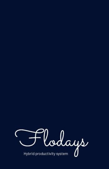 Flodays Planner Ed2 Navy