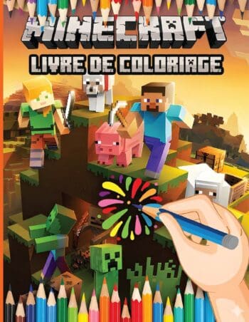 Livre De Coloriage Pour les enfants et les fans de Minecraft
