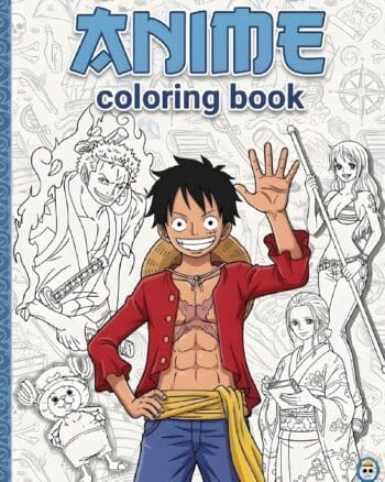 The Unofficial Coloring Book For Kids & Fans of One Piece's Anime