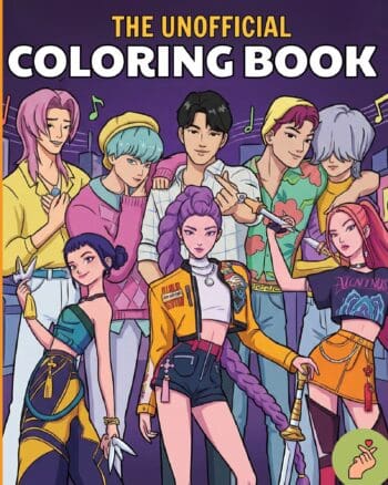 The Unofficial Colouring Book for Kids & Fans of K-Pop Demon Hunters