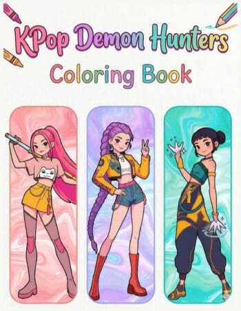 KPop Demon Hunters Coloring Book