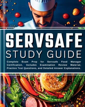 Servsafe Study Guide 2024: Complete Exam Prep for Servsafe Food Manager Certification. Includes Examination Review Material, Practice Test Questions, and Detailed Answer Explanations.