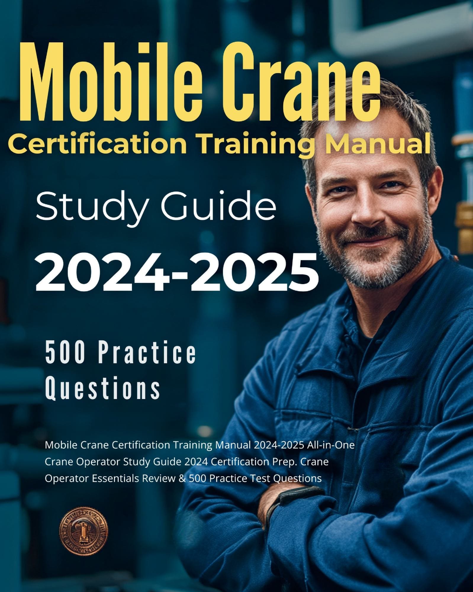 Mobile Crane Certification Training Manual 2025-2026 All-in-One Crane Operator Study Guide 2024 Certification Prep. Crane Operator Essentials Review & 500 Practice Test Questions