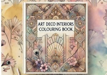 Art Deco Interiors Colouring Book