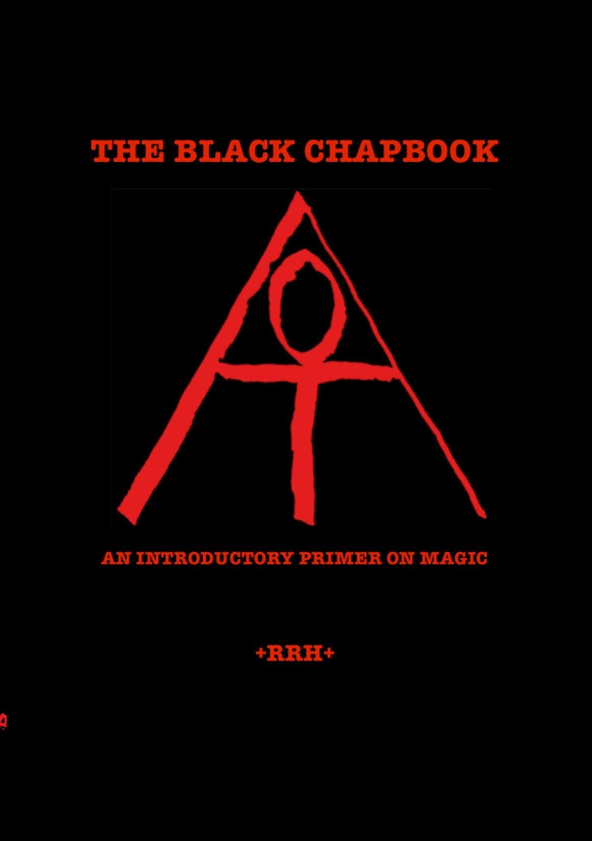 THE BLACK CHAPBOOK +RRH+