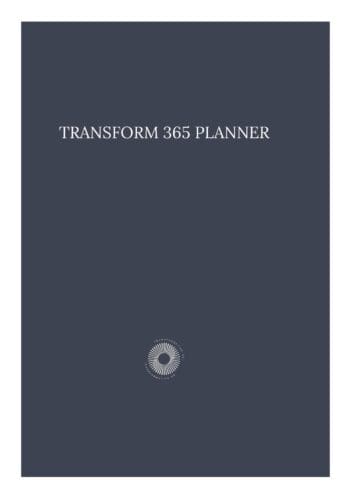 TRANSFORM 365 PLANNER