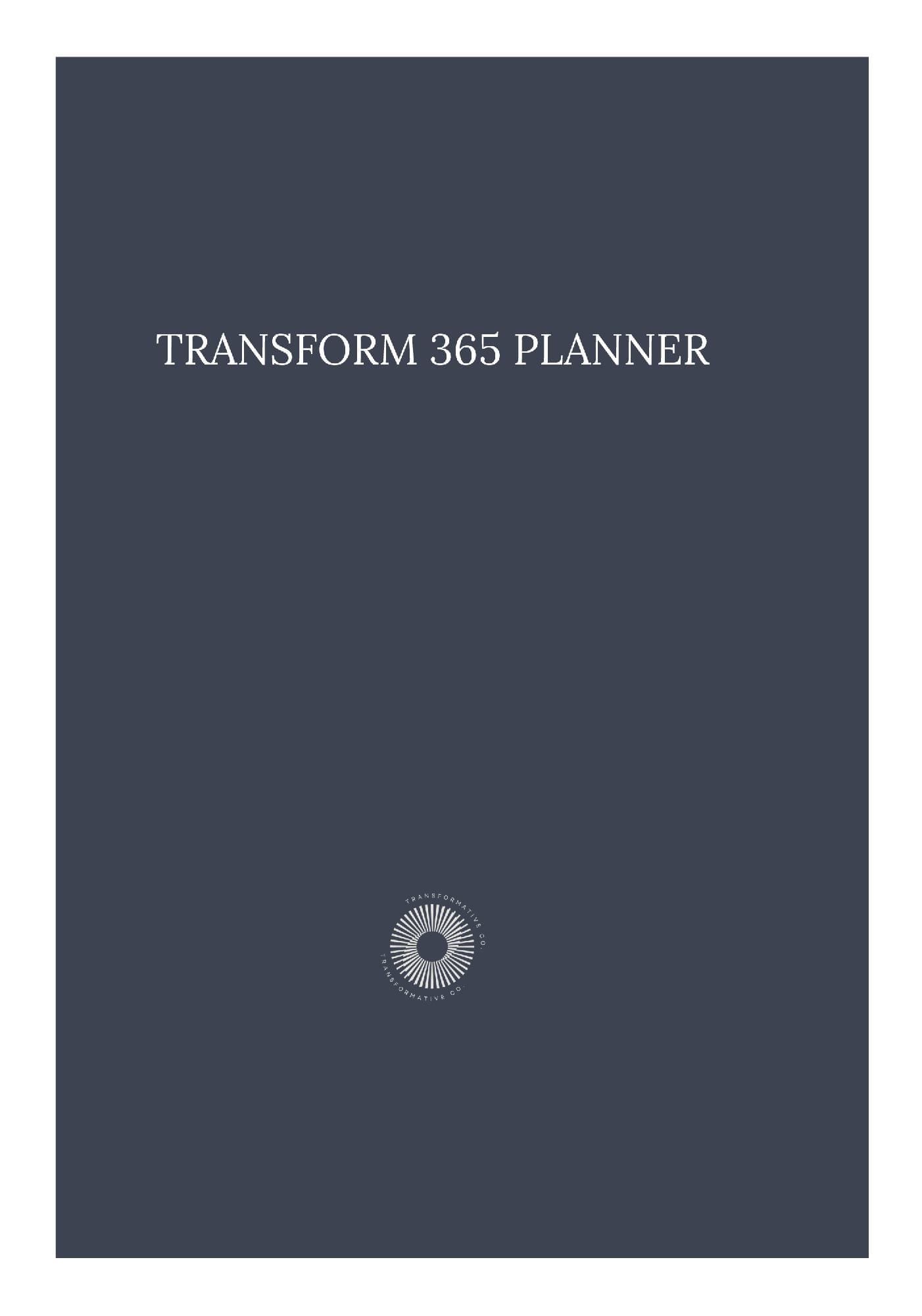 TRANSFORM 365 PLANNER