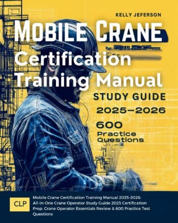 Mobile Crane Certification Training Manual 2025-2026: All-in-One Crane Operator Study Guide 2025 Certification Prep. Crane Operator Essentials Review & 600 Practice Test Questions