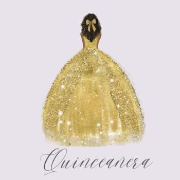 Quinceañera guest book, Mis Quince Anos Guest book, birthday party guest book to sign