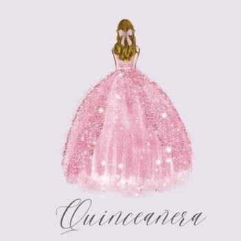 Quinceañera guest book, Mis Quince Anos Guest book, birthday party guest book to sign
