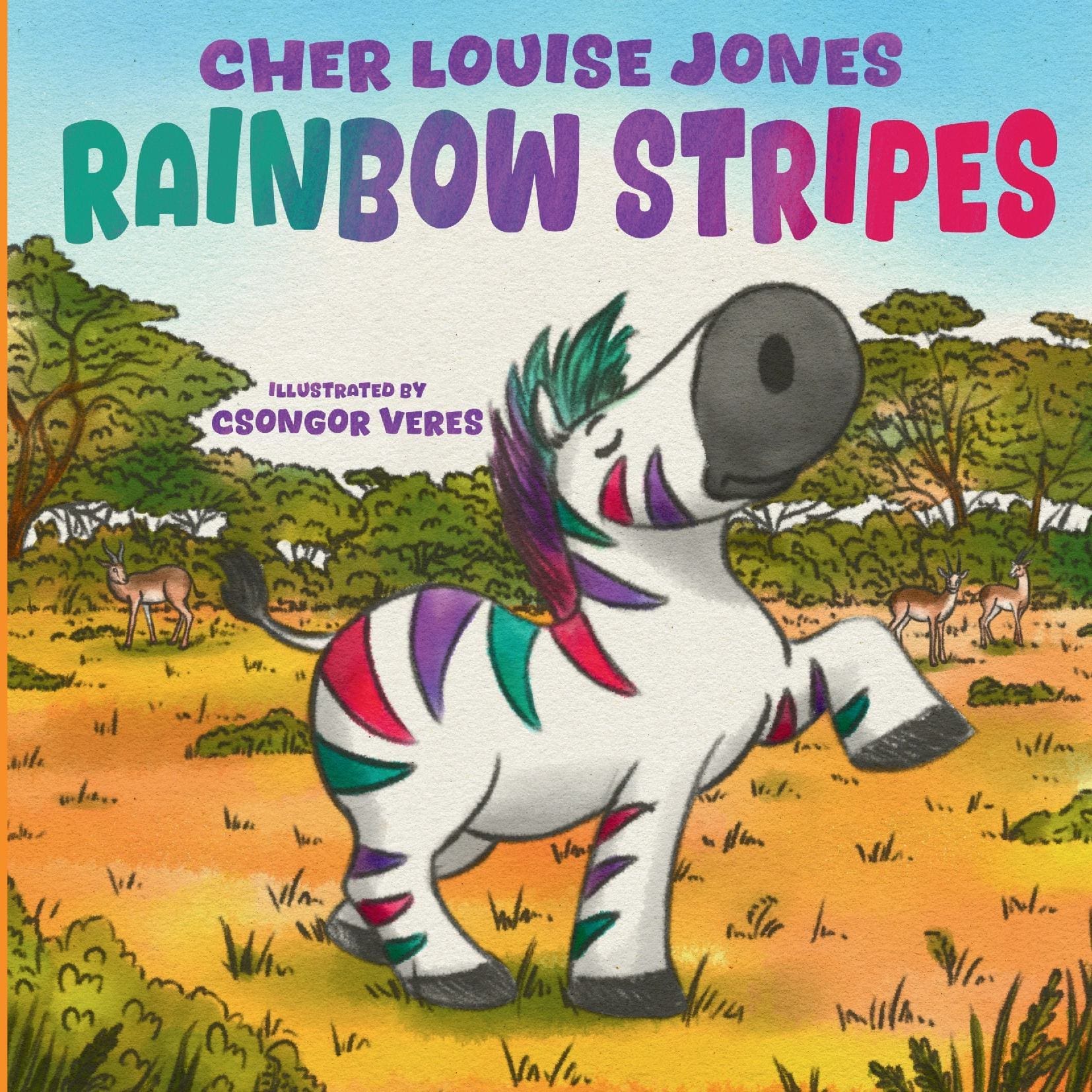 Rainbow Stripes (Large Print Edition)