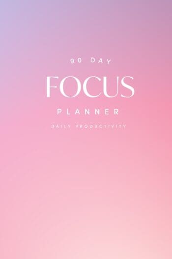 Focus Daily Productivity Planner - undated