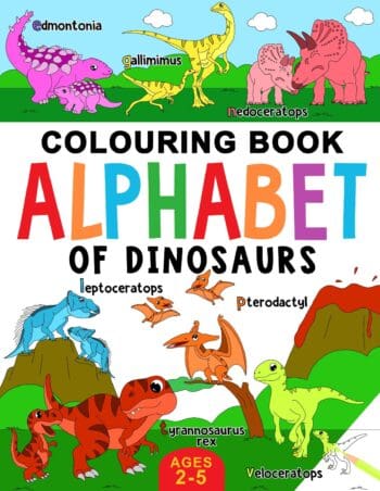 Dinosaur Colouring Book for Children