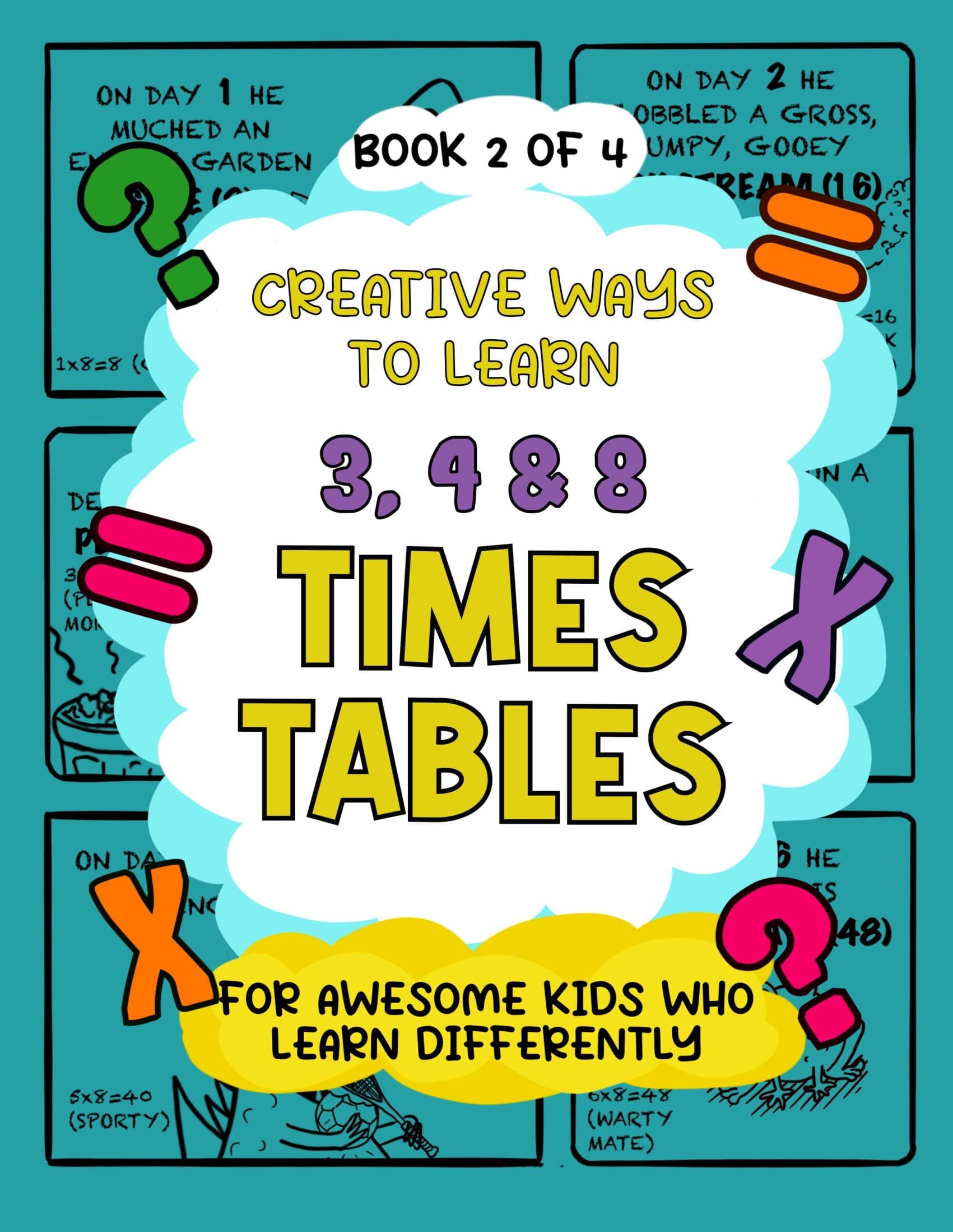 Creative Ways to Learn 3, 4 & 8 Times Tables