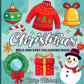 Easy Christmas Colouring Book