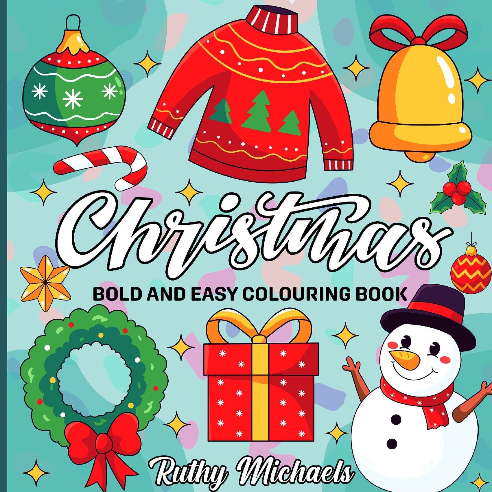 Easy Christmas Colouring Book