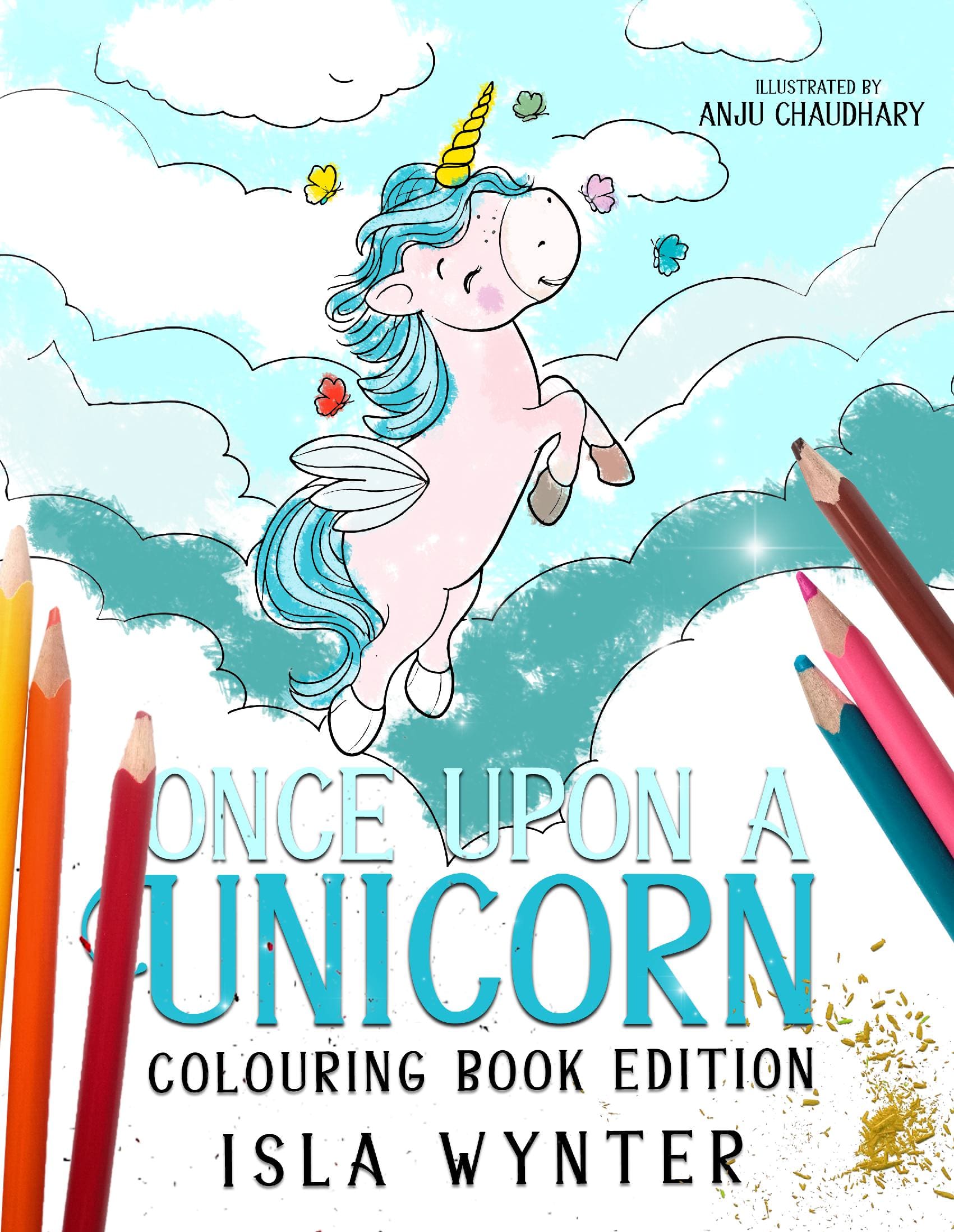 Once Upon a Unicorn: Colouring Book Edition