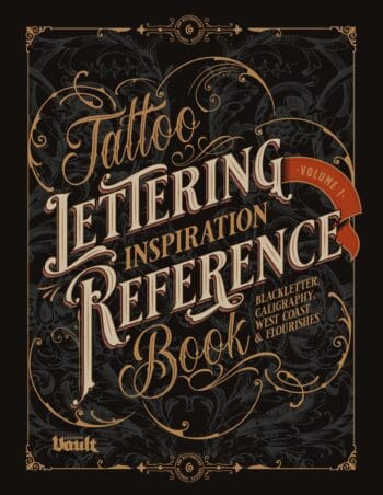 Tattoo Lettering Inspiration Reference Book