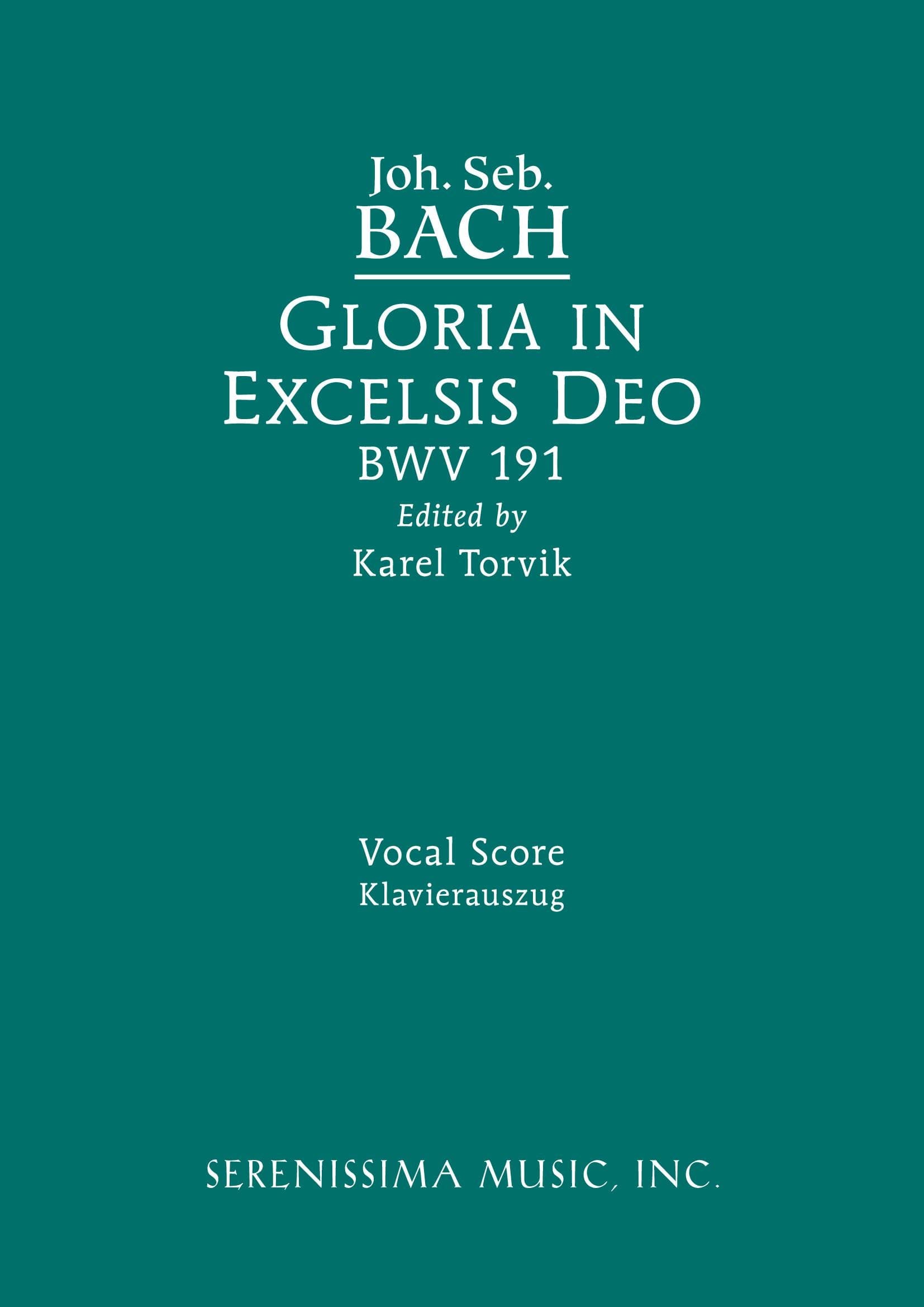 Gloria in Excelsis Deo, BWV 191 (BGA, Todt-Torvik)