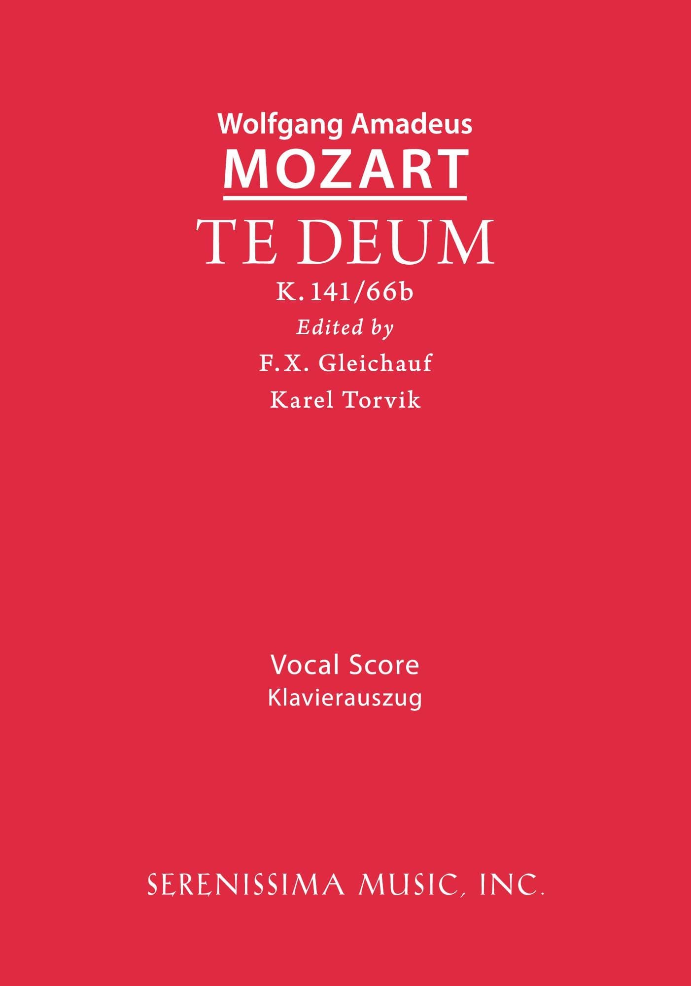 Te Deum, K.141/66b (Gleichauf/Torvik)