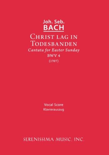 Christ Lag in Todesbanden, BWV 4 (BGA, Schreck/West)
