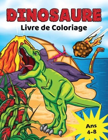 Dinosaure Livre de Coloriage