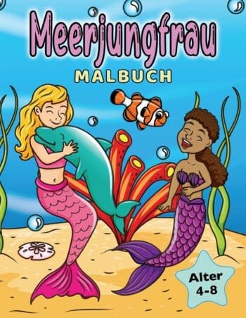 Meerjungfrau Malbuch