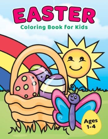 Easter Coloring Book for Kids Ages 1-4