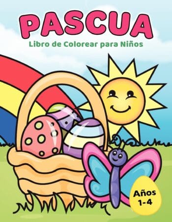 Libro para Colorear de Pascua para Ninos 1-4 anos