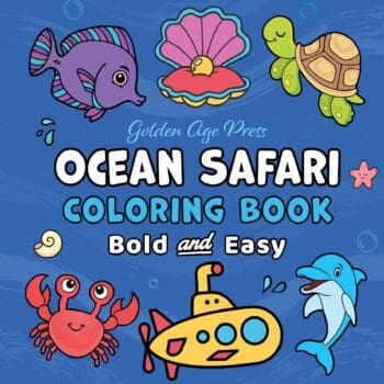 Ocean Safari Bold & Easy Coloring Book