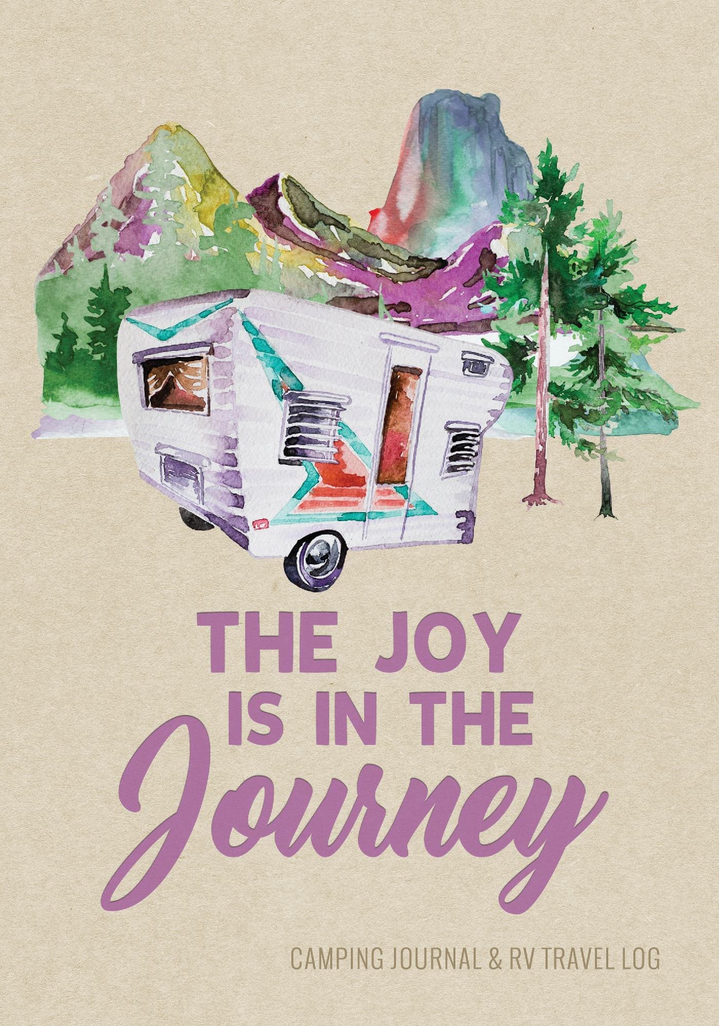 Camping Journal, Purple Vintage
