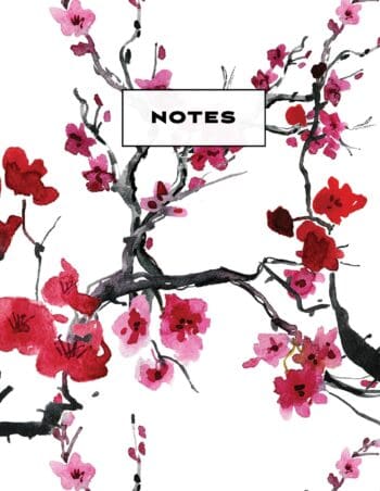 Cornell Notes Study System, Cherry Blossom