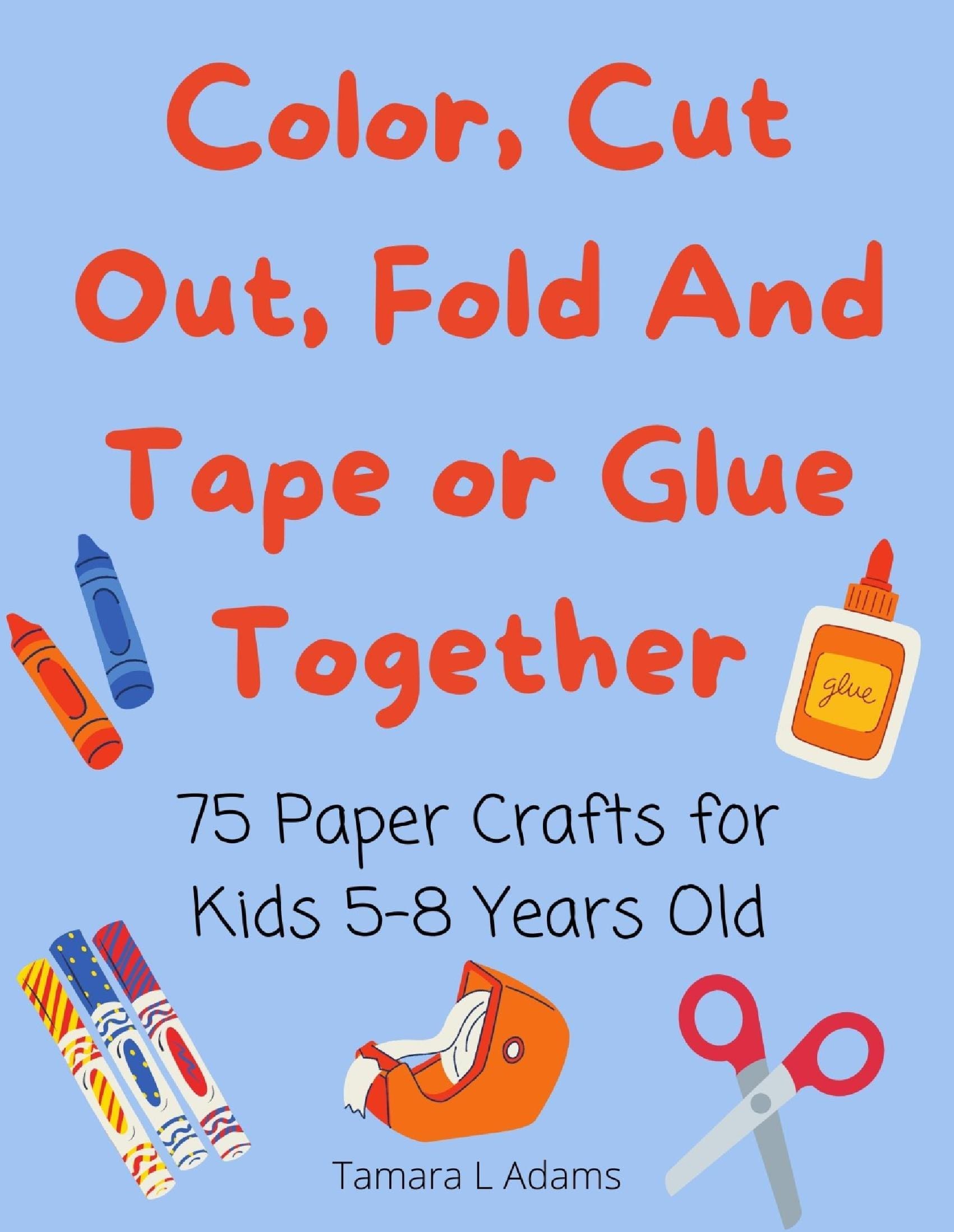Color, Cut Out, Fold And Tape or Glue Together