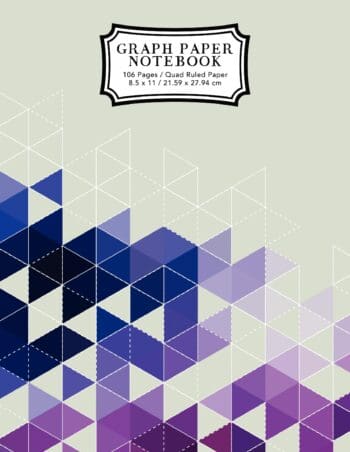 Graph Paper Notebook: Purple Grid Boxes | Grid Paper Composition Notebook, Graphing Paper, Quad Ruled