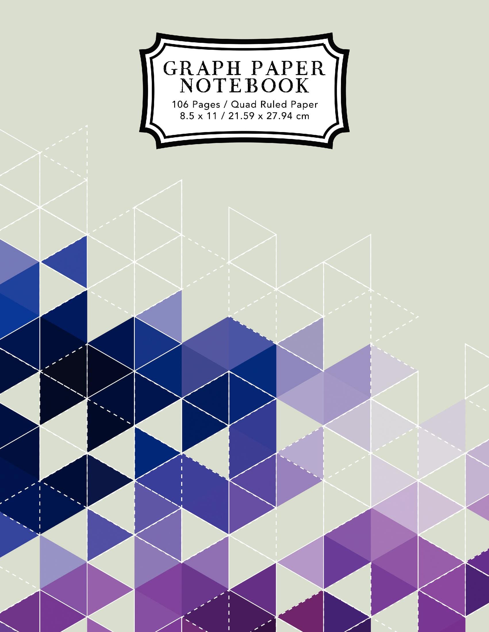 Graph Paper Notebook: Purple Grid Boxes | Grid Paper Composition Notebook, Graphing Paper, Quad Ruled