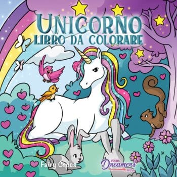 Unicorno libro da colorare