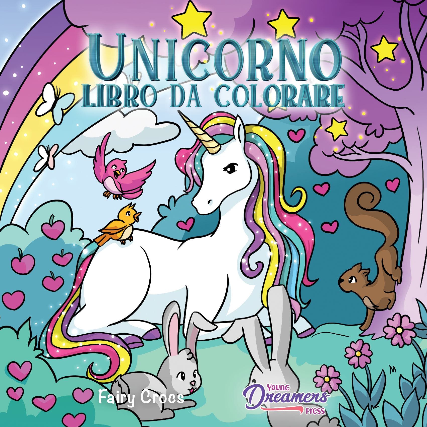 Unicorno libro da colorare