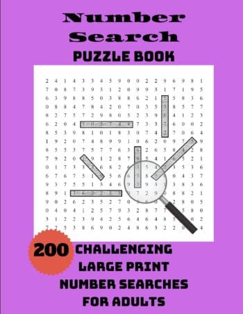 Number Search Puzzle Book
