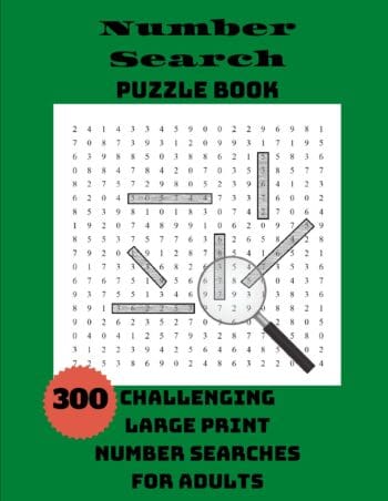 Number Search Puzzle Book