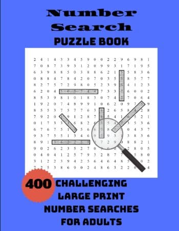 Number Search Puzzle Book