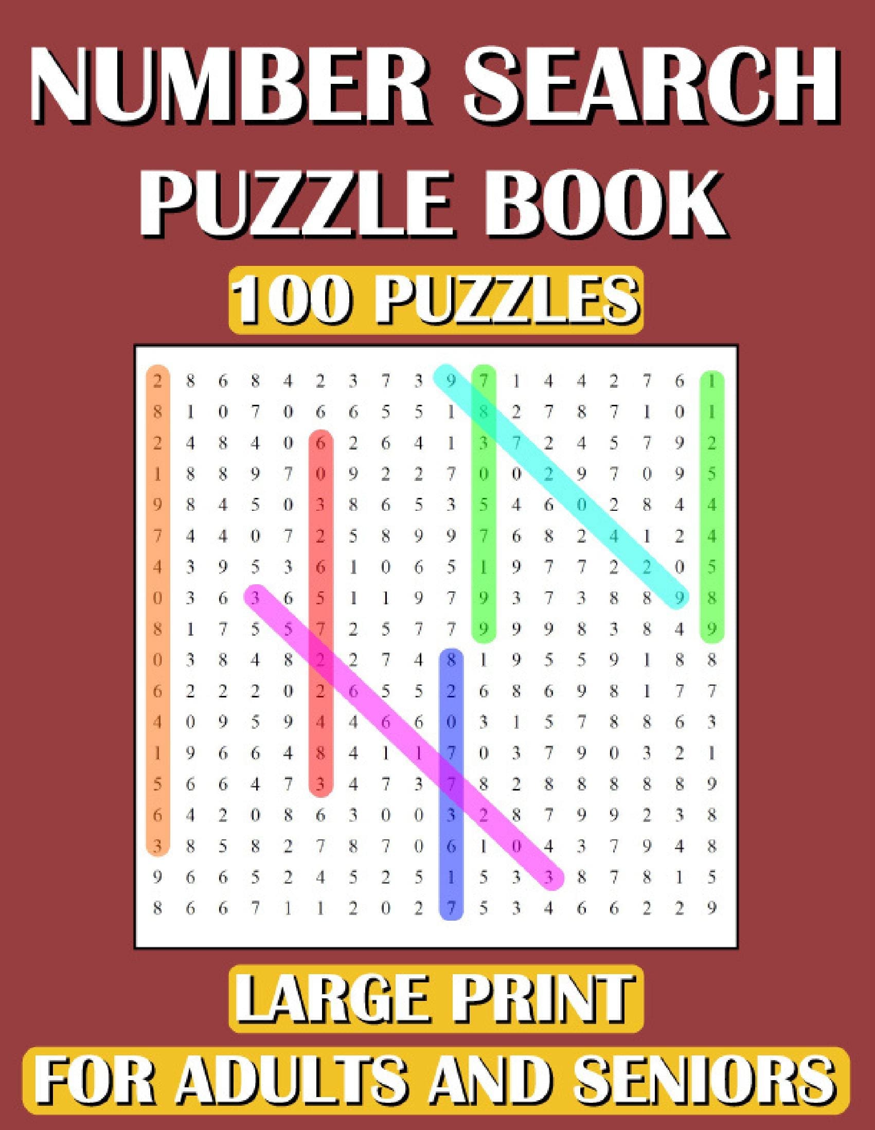Number Search Puzzle Book