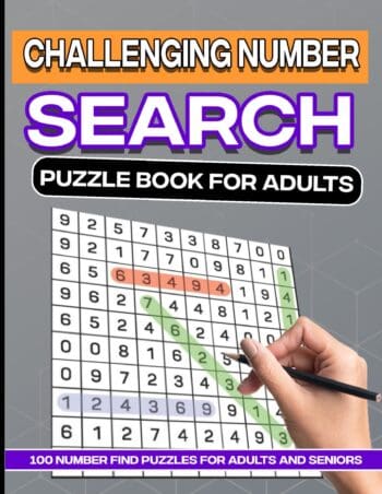 Find the Number Search Puzzle Book