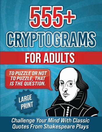 555+ Cryptograms For Adults Large Print